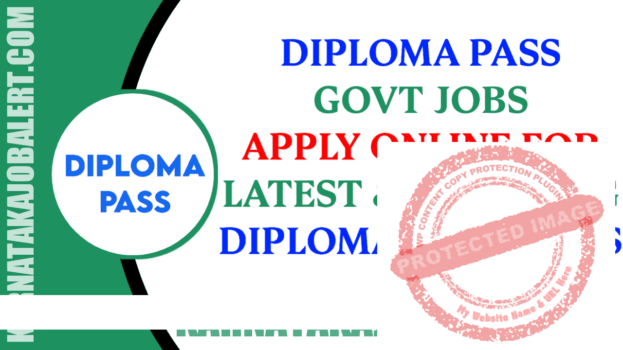 Diploma Pass Govt Jobs 2022