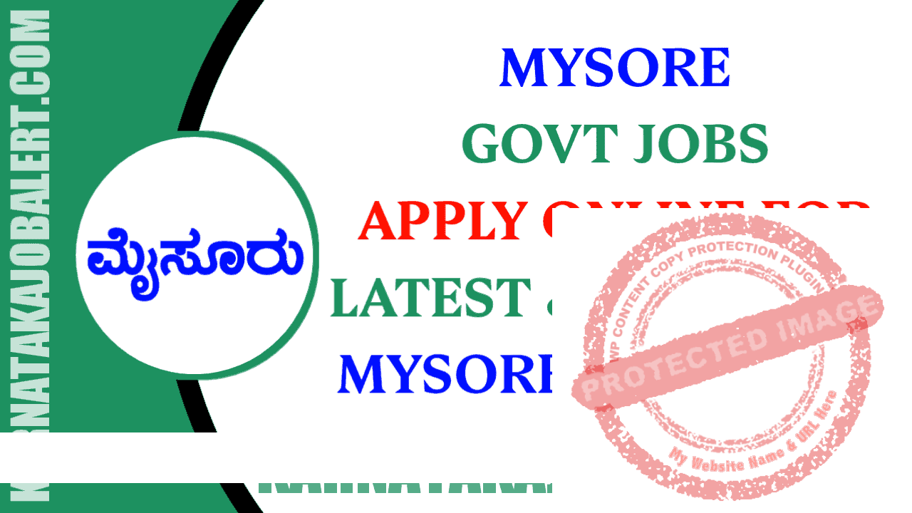 Jobs in Mysore