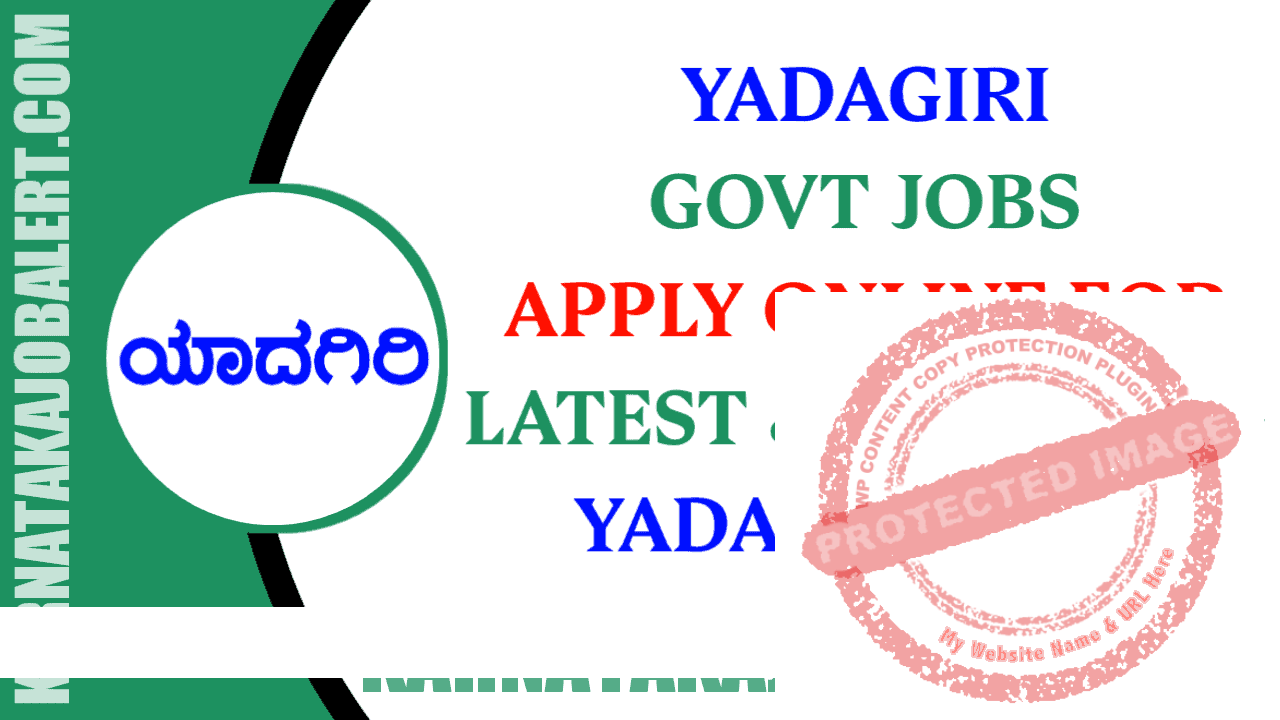 Jobs in Yadgir