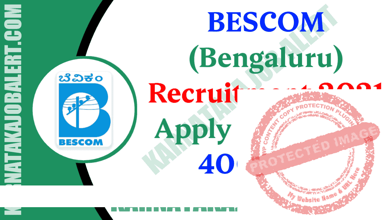 BESCOM Recruitment 2021