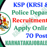 KSP Recruitment 2022