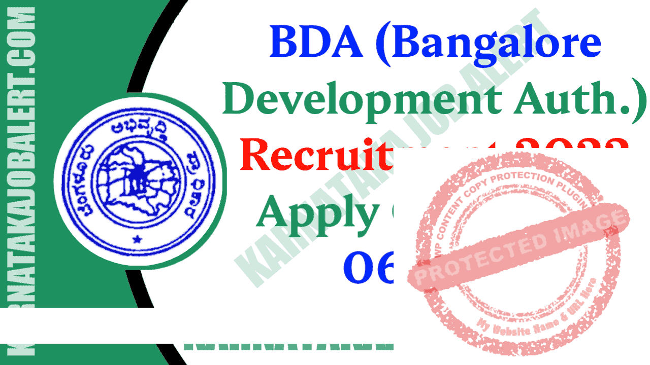 BDA Recruitment 2022