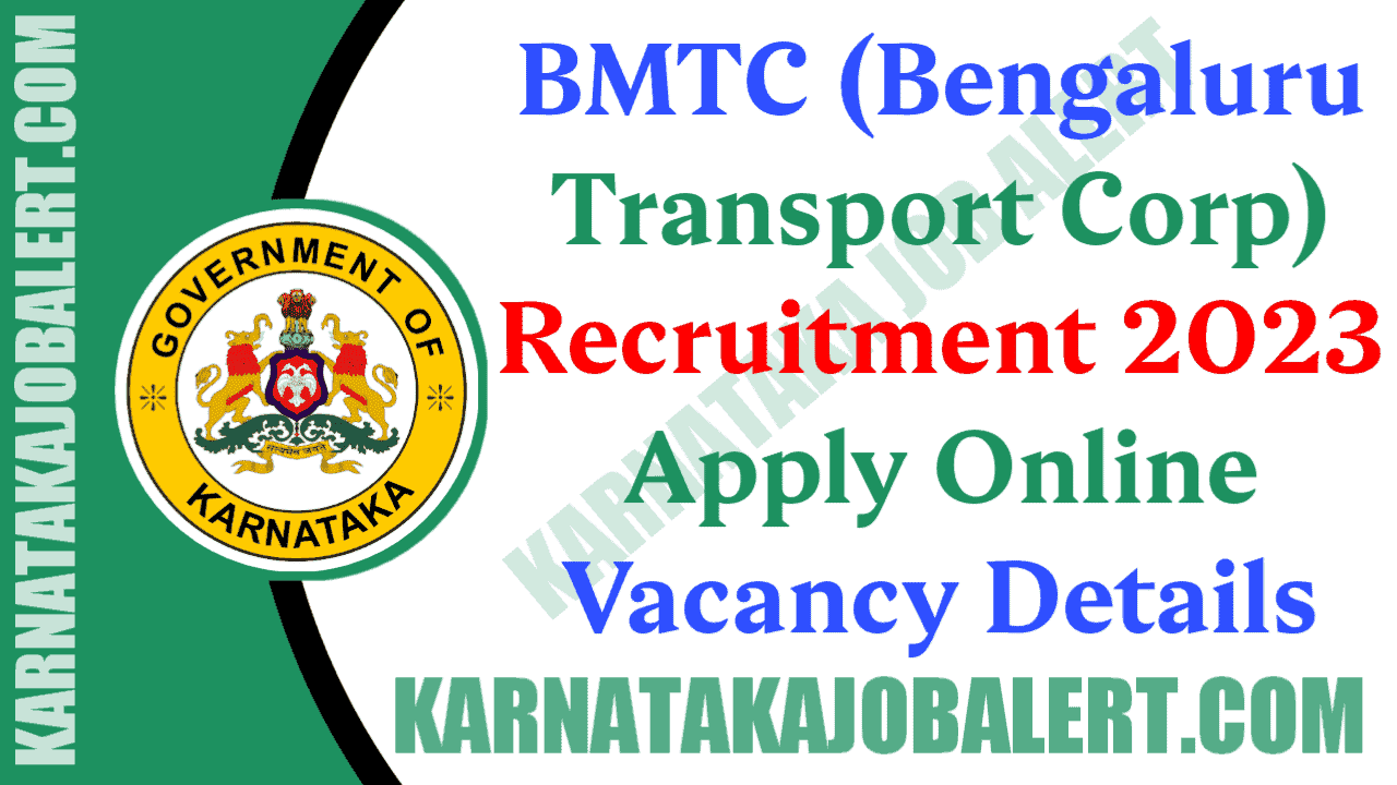 BMTC Recruitment 2023