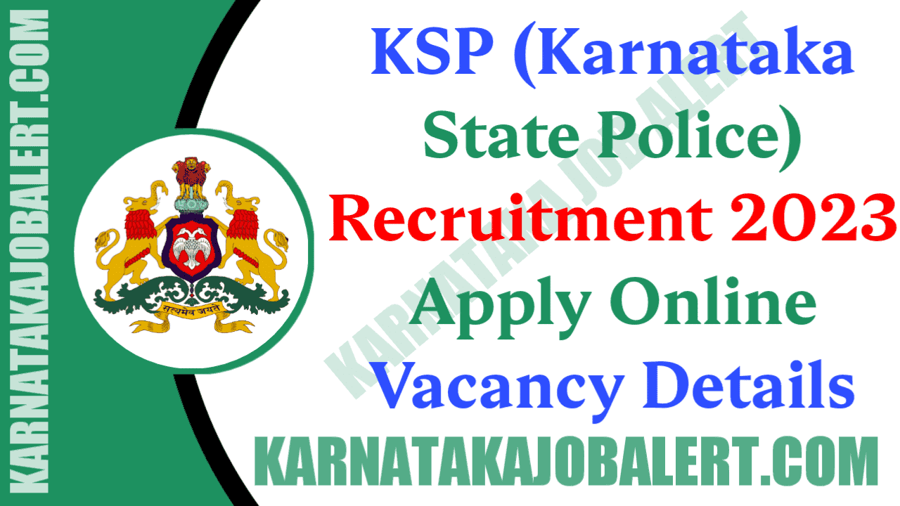 KSP Recruitment 2023