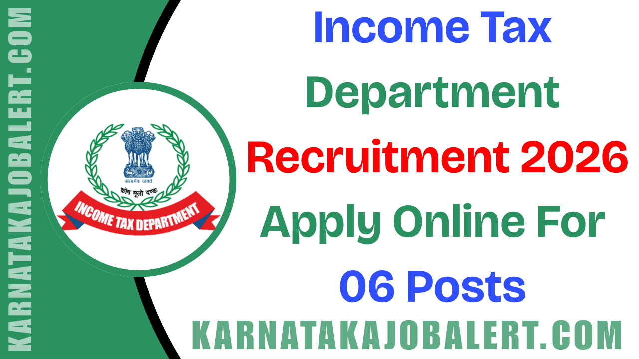 Income Tax Recruitment 2026