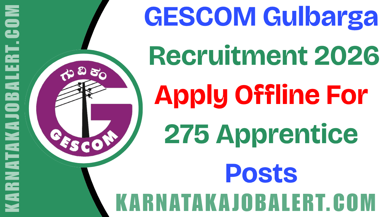 GESCOM Recruitment 2026