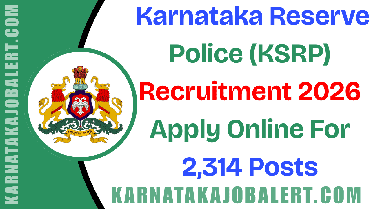KSRP Recruitment 2026
