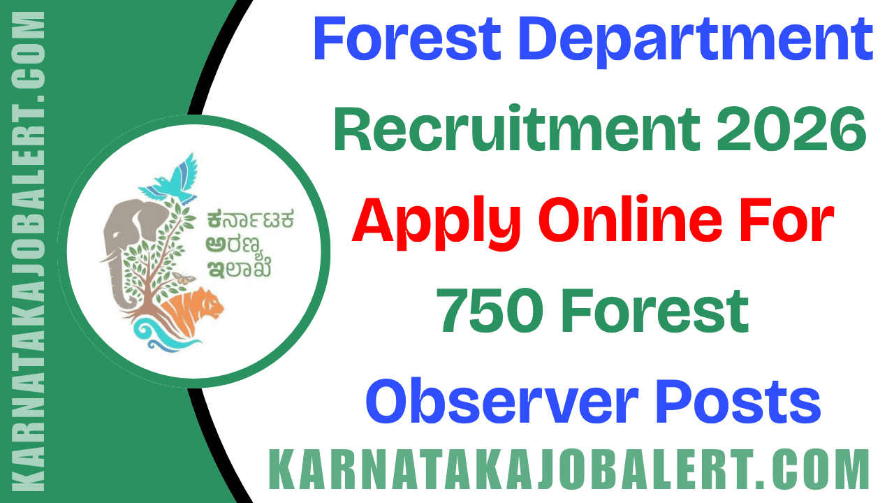 Karnataka Forest Department Recruitment 2026